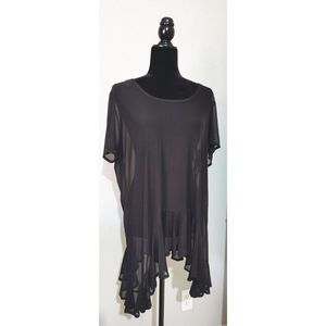 Ashley Stewart Sheer Tunic - size 18/20